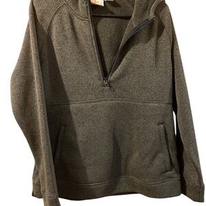 Field & Stream Men's Dark Green Zip-Up Sweater